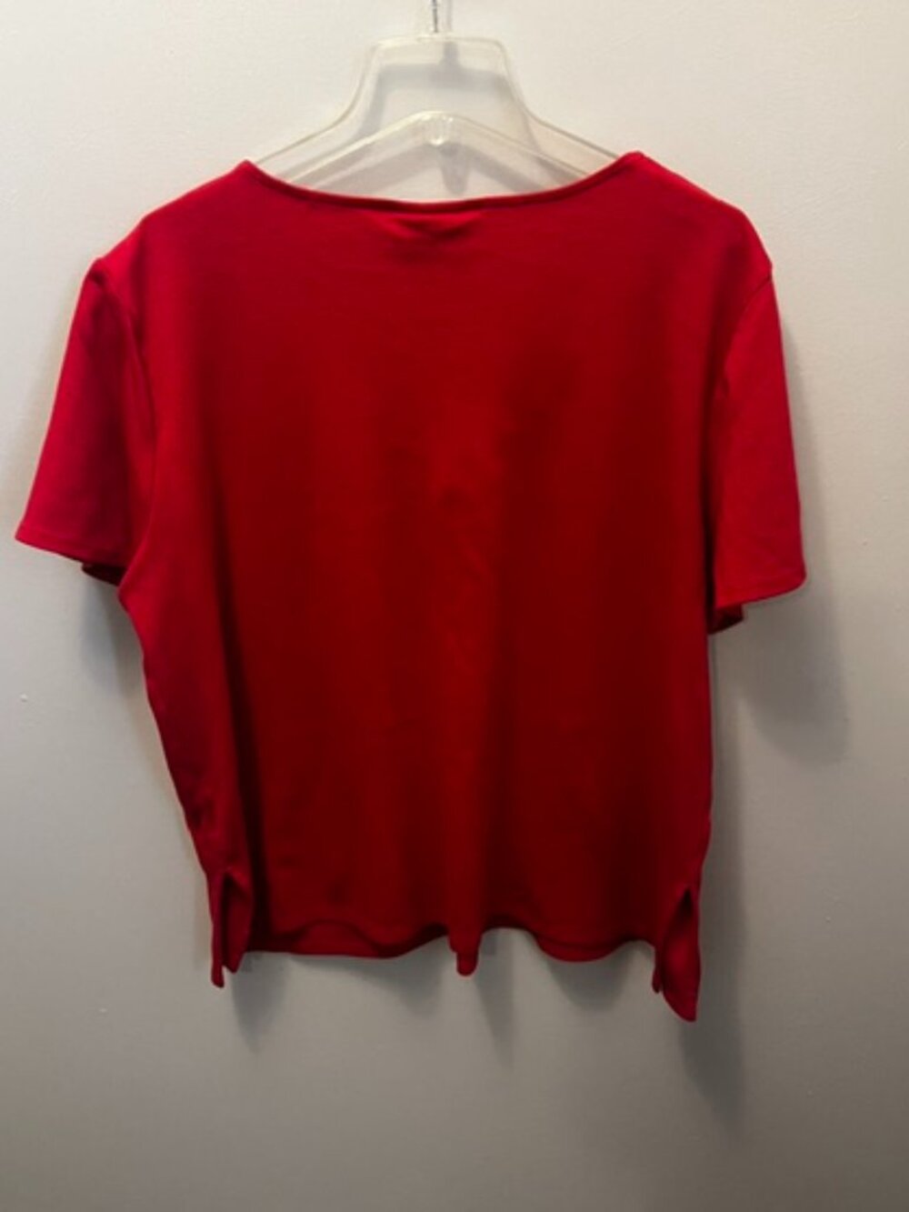 Women's Alfred Dunner Top, Red, Size 1X, Stars July 4th Theme, Ex Cond! - Picture 3 of 3